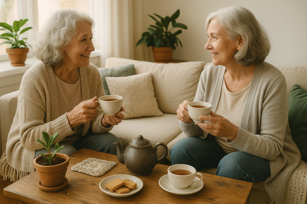 Conversaciones que empiezan con una taza de té