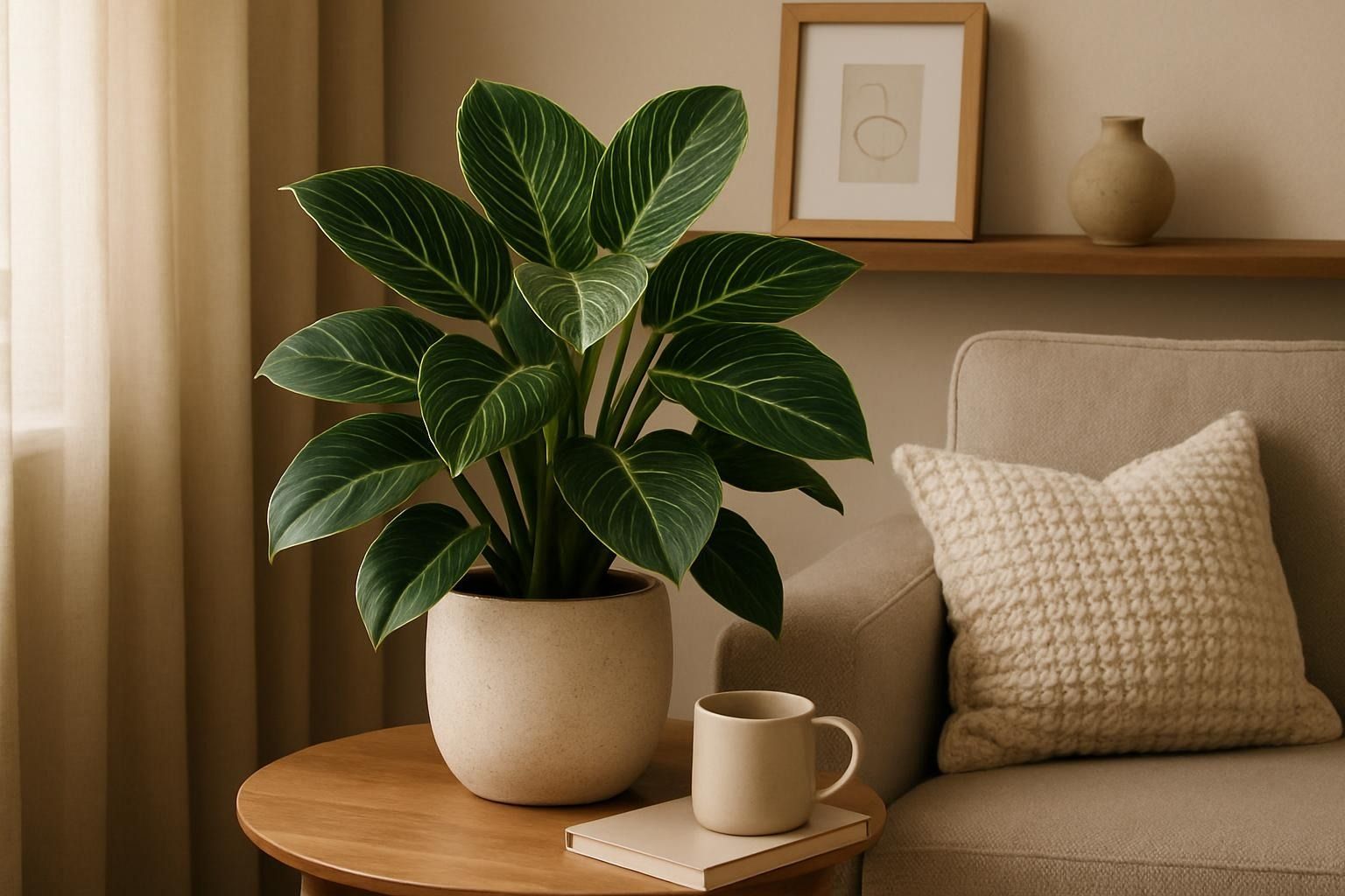 una planta que cuida