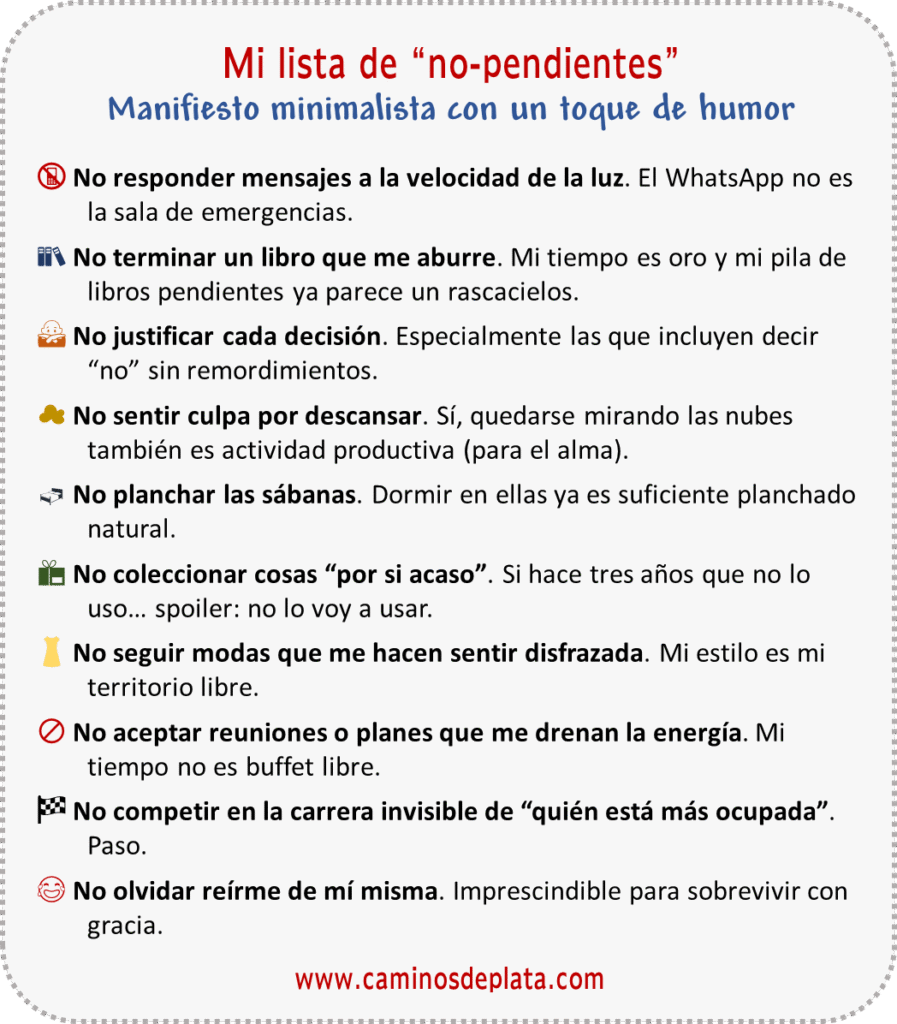 lista de "no-pendientes"